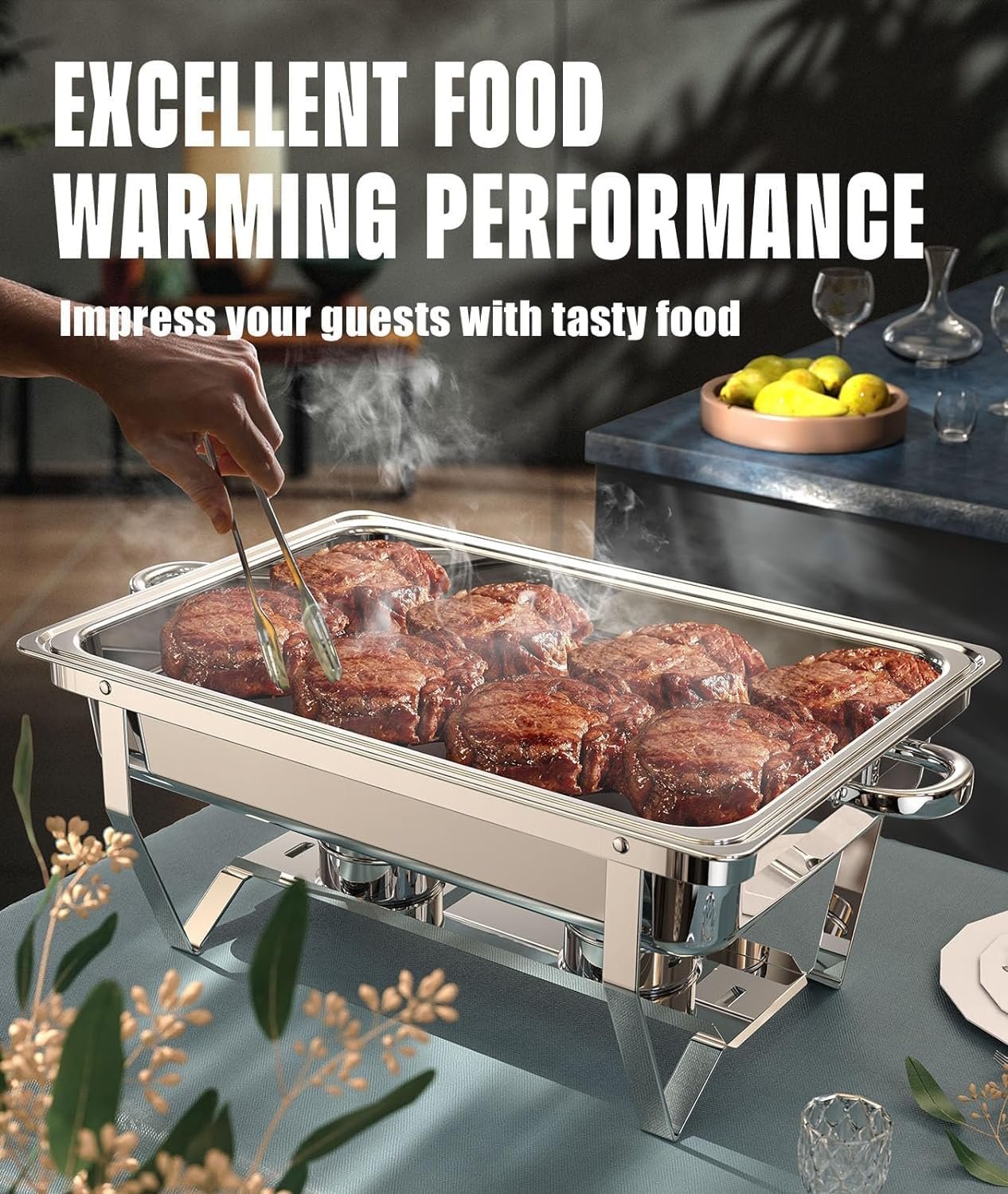 Chafing Dish Large Capacity 11L Buffet Food Warmer - Image 3